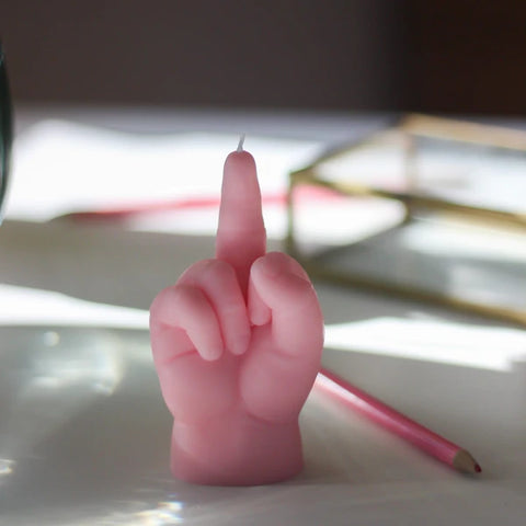 F*ck You Baby Candle - Pink