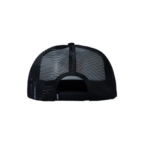 Devil Ball Trucker Hat - Black/White