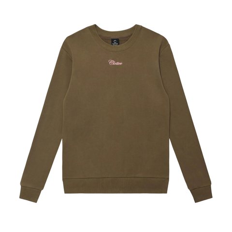 Script Crewneck - Brown
