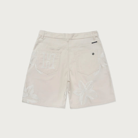 Canvas Shorts - Cream