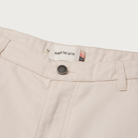 Canvas Shorts - Cream