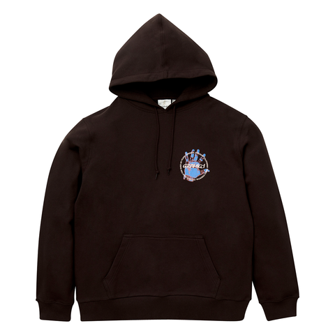 Climber's Hand Hoodie - Dark Brown
