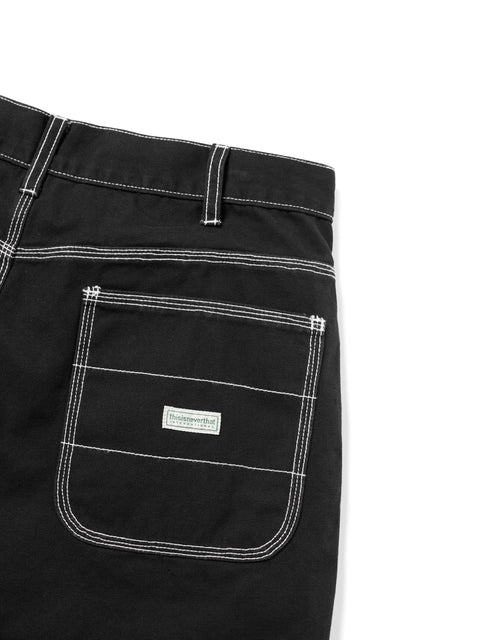 Contrast Stitch Short - Black