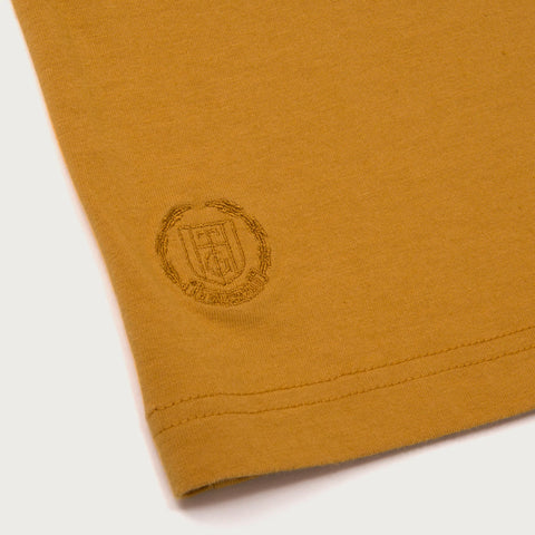 Crest Box Fit T-Shirt - Mustard