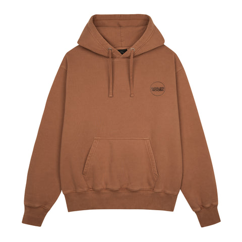 Core Boiler Room Garment Dye Hoodie - Brown
