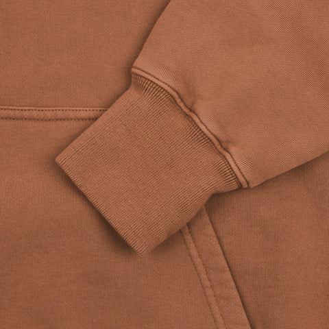 Core Boiler Room Garment Dye Hoodie - Brown