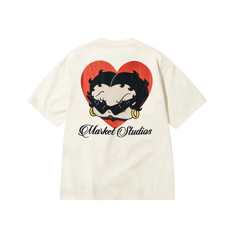Betty Boop Sweetheart T-Shirt - Buttercream