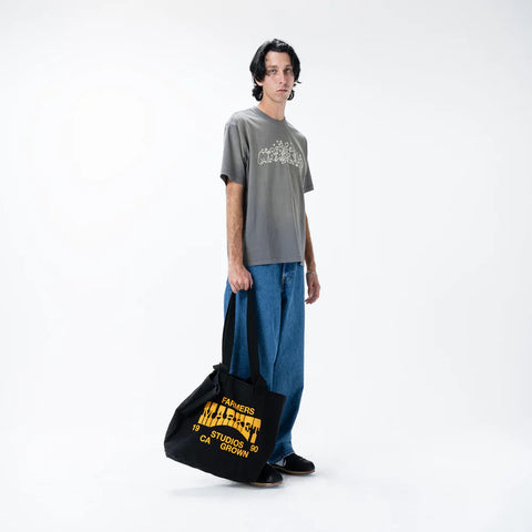 Farmers Market Tote Bag - Washed Black