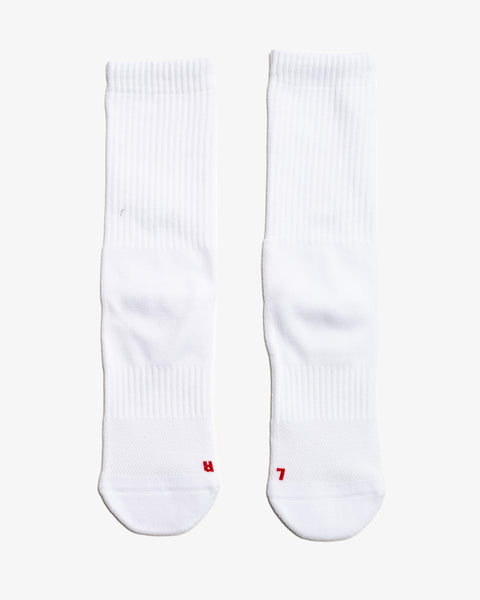 F*ck Off Crew Socks - White