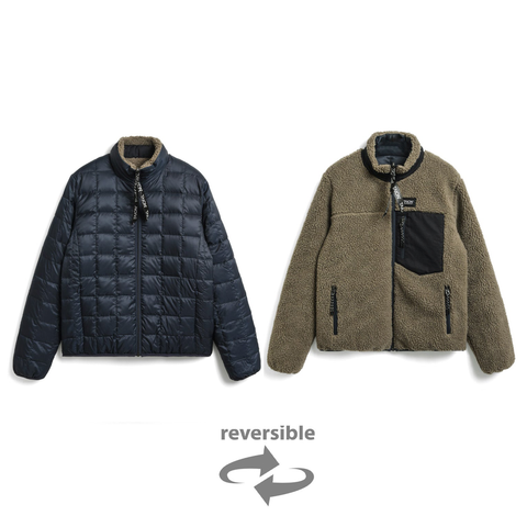Down x BOA Reversible Jacket - Dark Navy/Beige