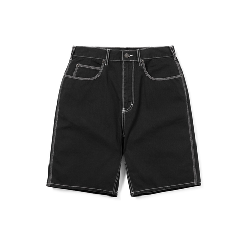 Contrast Stitch Short - Black