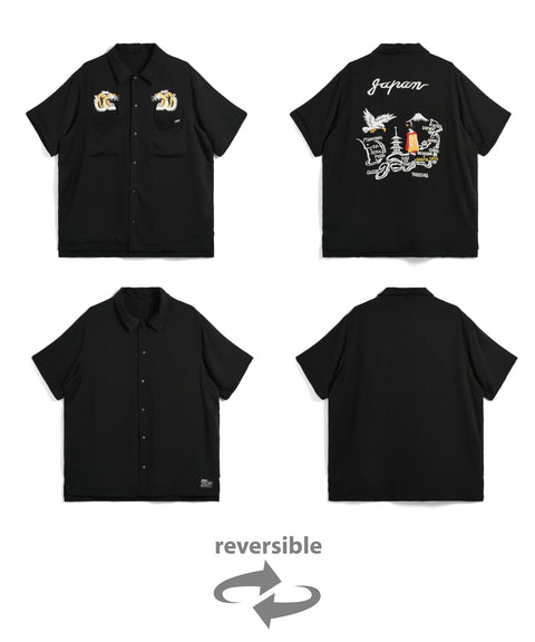 ND Reversible Japan Special "SKA" Aloha Shirt - Black