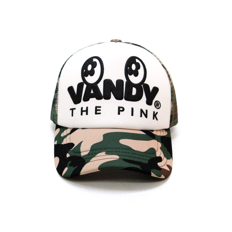 Eye Logo Trucker Hat - Green Camo