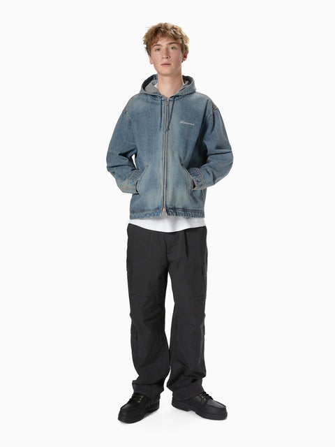 Washed Carpenter Jacket - Washed Blue