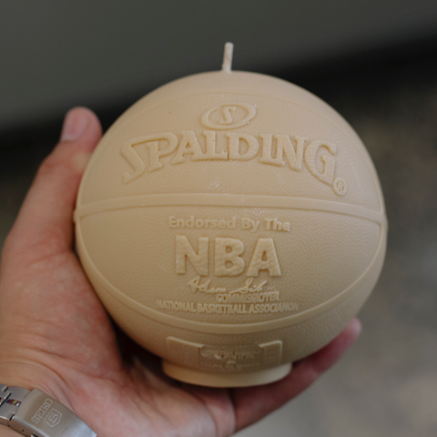 Basketball Candle - Coca Cola