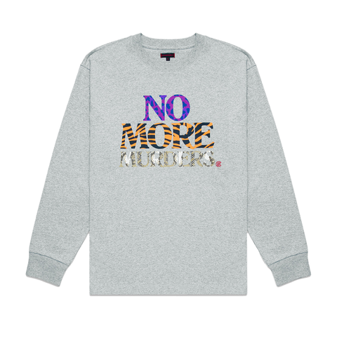 No More Murders L/S - Grey