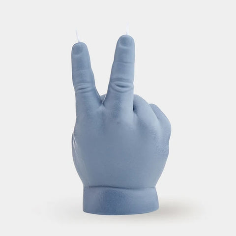 Peace Baby Candle - Grey