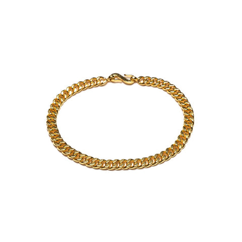 Cuban Link Bracelet 5mm - 14k Gold