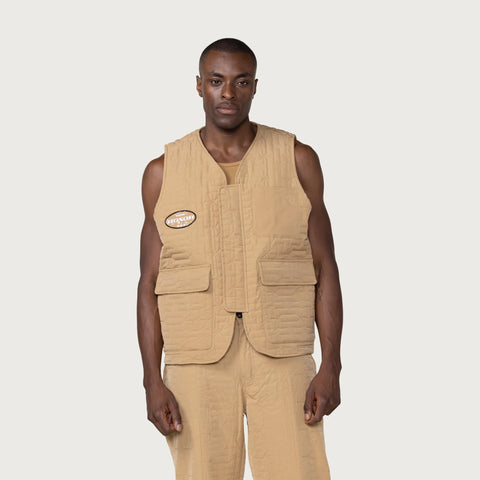 Quilted Vest Liner - Khaki