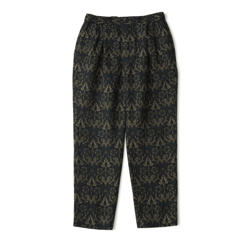 Botanical Jacquard Tucked Tapered Pant - Locals Streetwear NZ