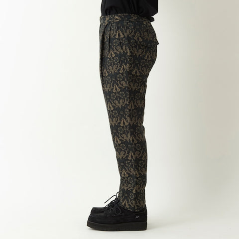 Jacquard Tapered Pant - Botanical