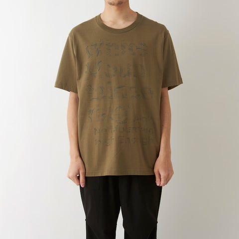 Contour Logo T-Shirt - Khaki