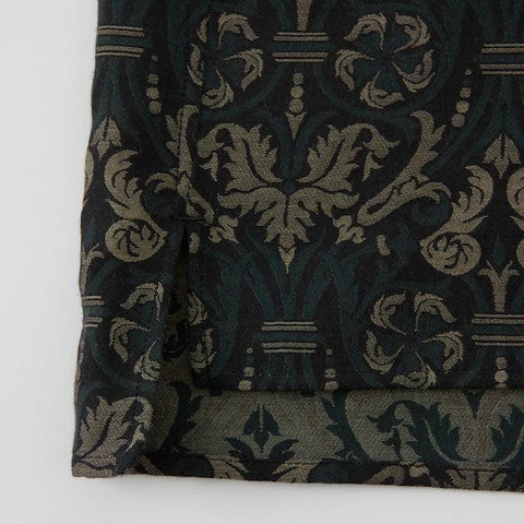 Botanical Jacquard Wide Sleeve Shirt - Locals Streetwear NZ
