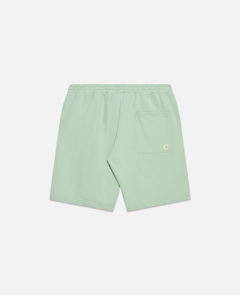 Jade Script Sweat Shorts - Locals Streetwear NZ