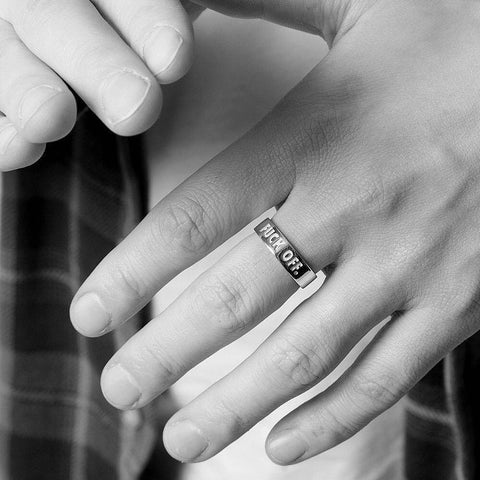 F*ck Off Ring - Silver