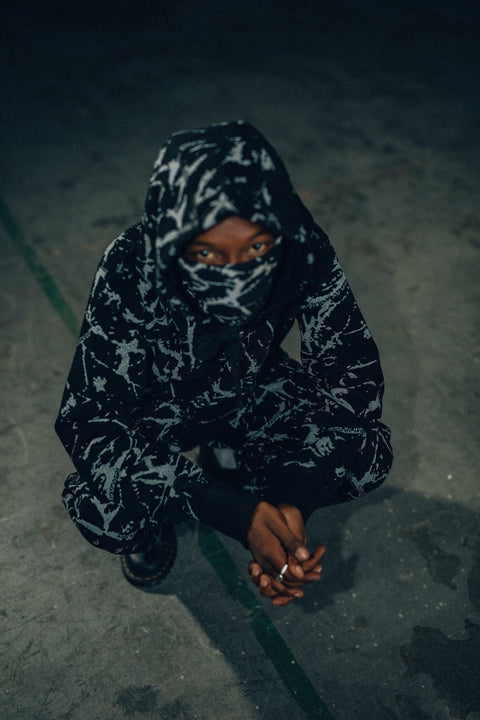 Black Ice Reflective Hoodie - Locals Streetwear NZ