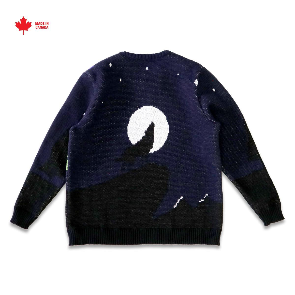 Aurora Jacquard Knit Sweater - Midnight