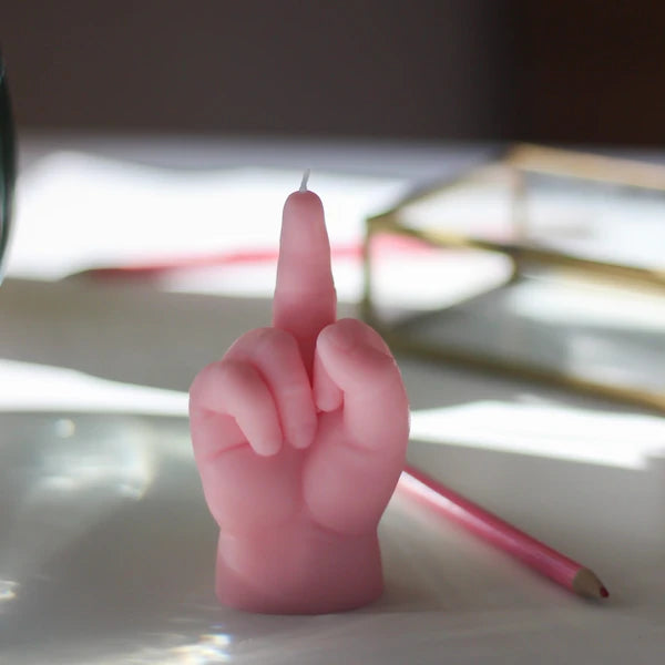 F*ck You Baby Candle - Pink