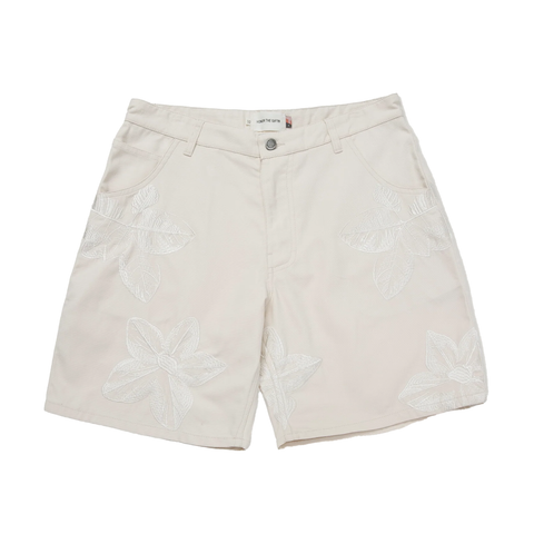 Canvas Shorts - Cream
