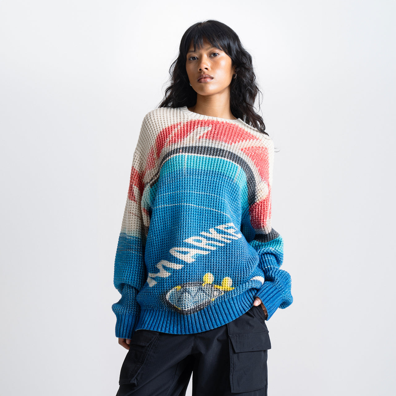 Caja Magica Knit Sweater - Indigo