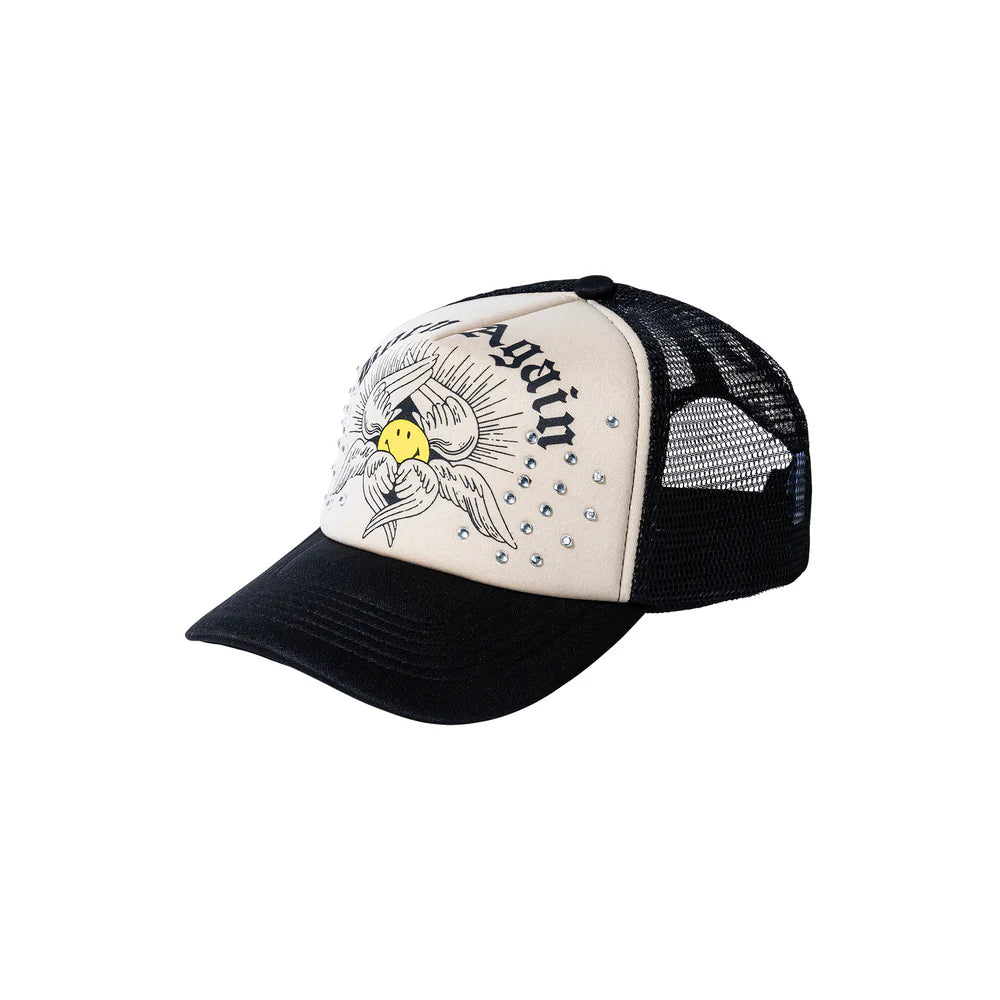 Smiley Born Again Trucker Hat - Multi