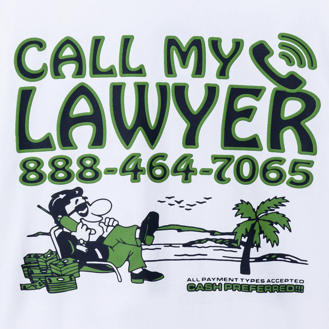 Offshore Lawyer T-Shirt - White