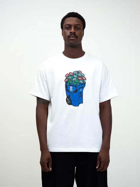 Trash Can T-Shirt - White