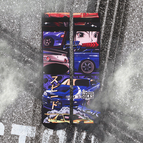 Crew Sock - Tokyo Drift
