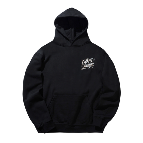 Airbrush Call My Lawyer Hoodie - Black