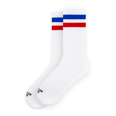 Crew Sock American Pride - White/Blue/Red