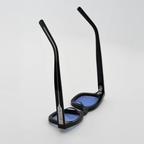 Ascent Sunglasses - Black/Sky Blue