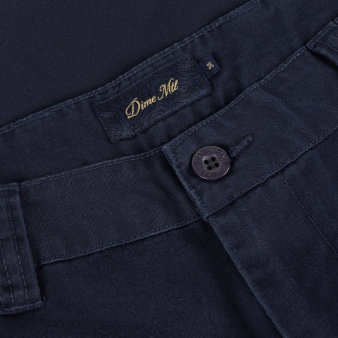 Baggy Chino Pants - Navy
