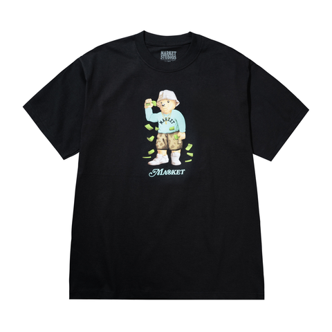 Making It Rain Bear T-Shirt - Black