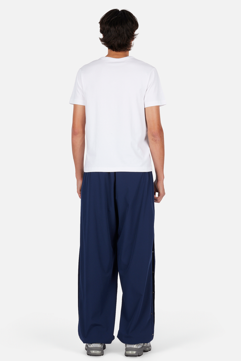 Athletic Snap Pant - Navy/Yellow