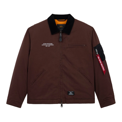 Butler Relaxed Fit Work Jacket - Cocoa