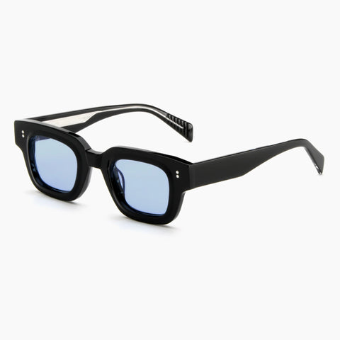 Casia Sunglasses - Black/Sky Blue