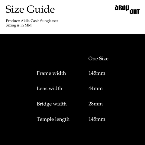 Casia Sunglasses - Black/Sky Blue