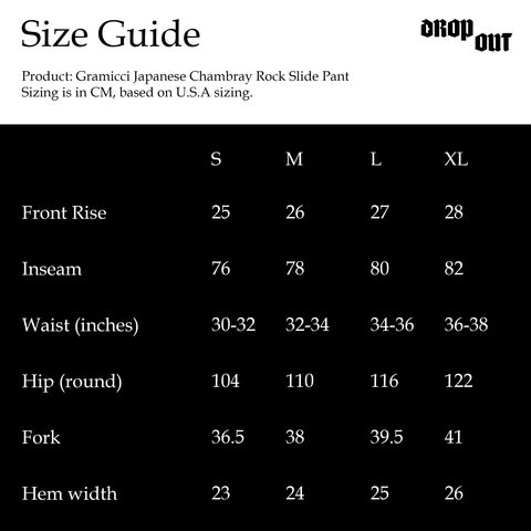 Japanese Chambray Rock Slide Pant - Navy