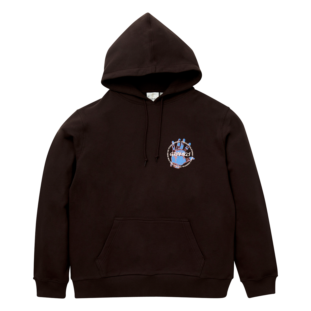 Climber's Hand Hoodie - Dark Brown