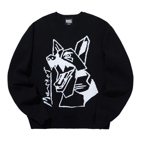 Cubism Beware Knit Sweater - Black